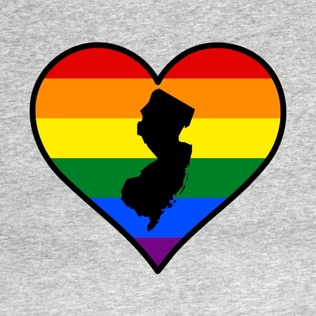 New Jersey Gay Pride Heart by fearcity